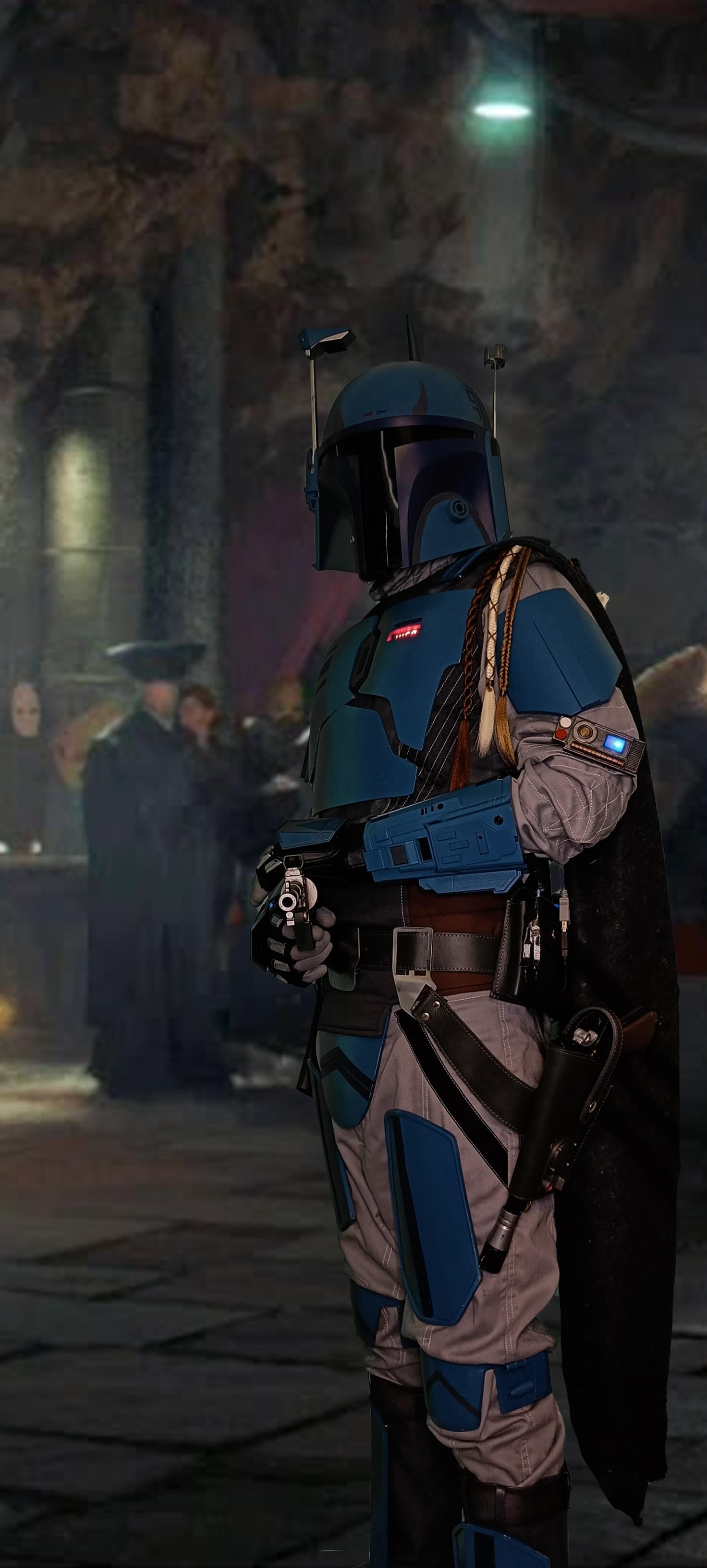 Mandalorian armor in a Death Watch style